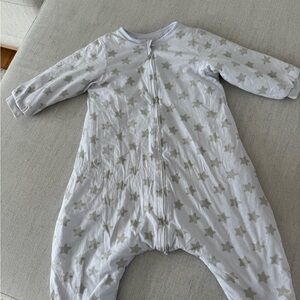 Star Patterned Baby sleep sack with foots